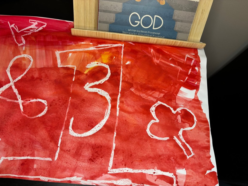 Trinity Resist Painting